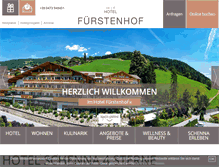 Tablet Screenshot of fuerstenhof.net