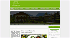 Desktop Screenshot of fuerstenhof.co.at